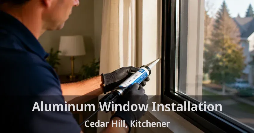 Aluminum Window Installation Cedar Hill, Kitchener - ON