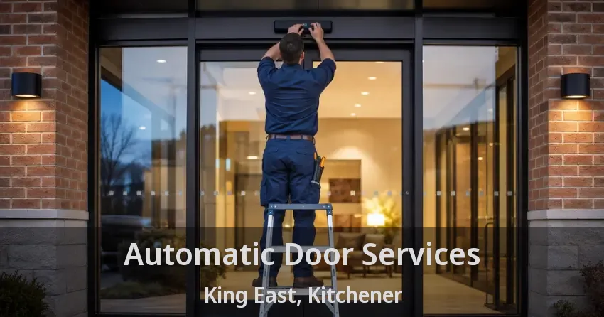 Automatic Door Services King East, Kitchener - ON
