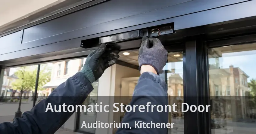 Automatic Storefront Door Auditorium, Kitchener - ON