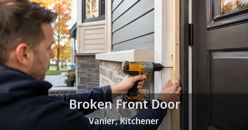 Broken Front Door Vanier, Kitchener - ON