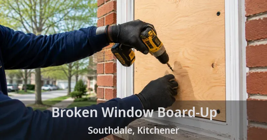 Broken Window Board-Up Southdale, Kitchener - ON