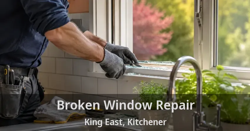 Broken Window Repair King East, Kitchener - ON