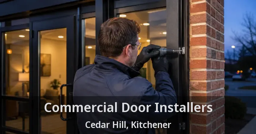Commercial Door Installers Cedar Hill, Kitchener - ON