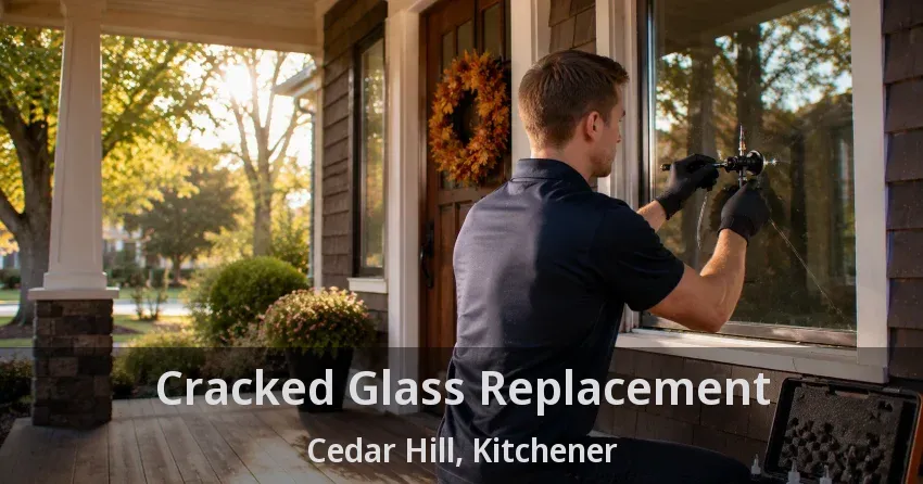Cracked Glass Replacement Cedar Hill, Kitchener - ON