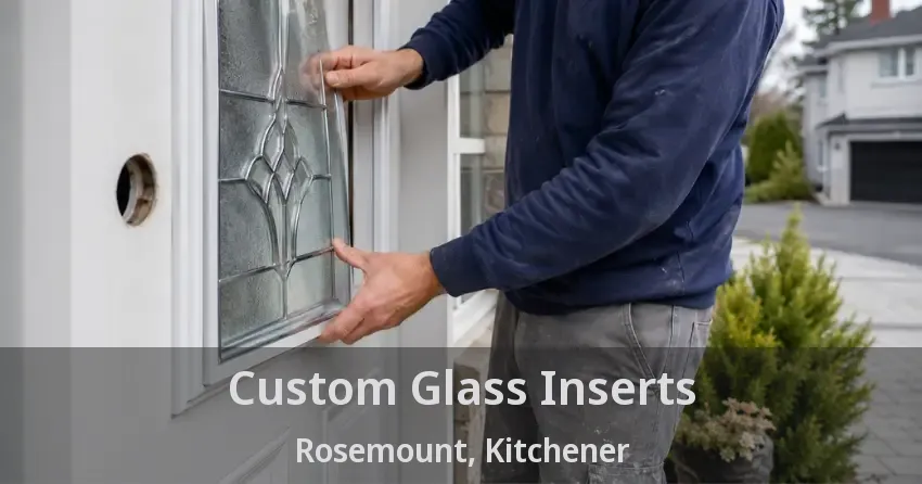 Custom Glass Inserts Rosemount, Kitchener - ON