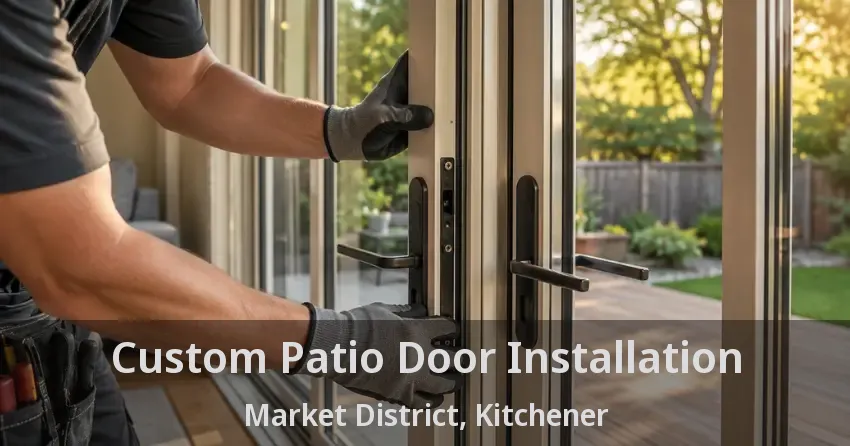 Custom Patio Door Installation Market District, Kitchener - ON