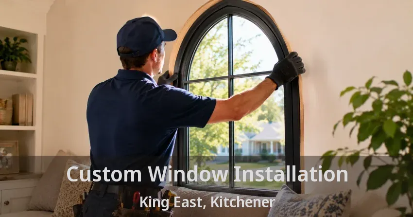 Custom Window Installation King East, Kitchener - ON