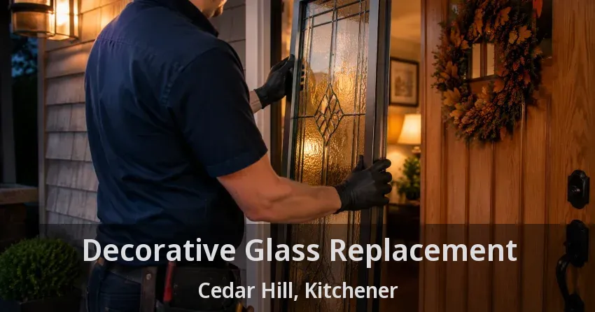 Decorative Glass Replacement Cedar Hill, Kitchener - ON