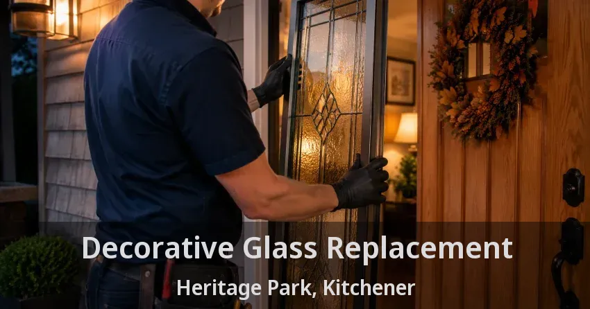 Decorative Glass Replacement Heritage Park, Kitchener - ON