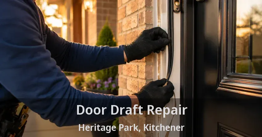 Door Draft Repair Heritage Park, Kitchener - ON