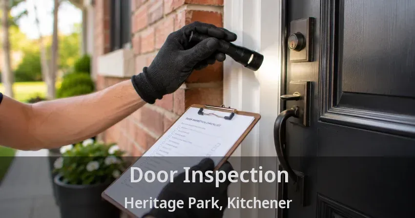 Door Inspection Heritage Park, Kitchener - ON