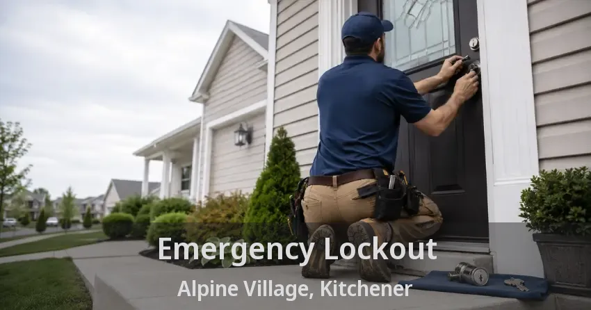 Emergency Lockout Alpine Village, Kitchener - ON
