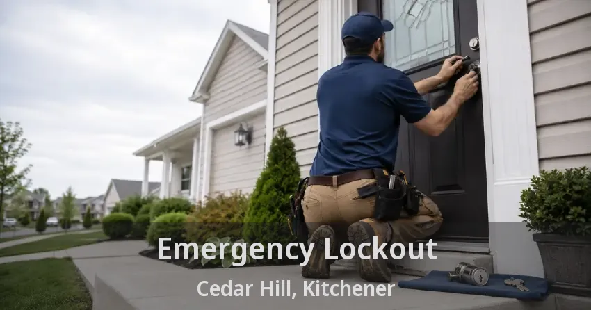 Emergency Lockout Cedar Hill, Kitchener - ON