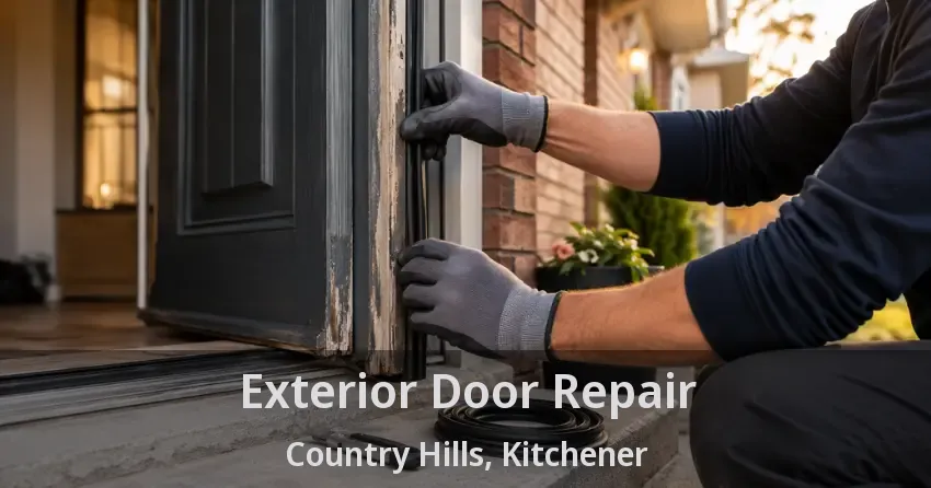 Exterior Door Repair Country Hills, Kitchener - ON