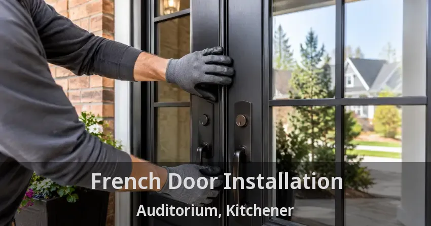 French Door Installation Auditorium, Kitchener - ON