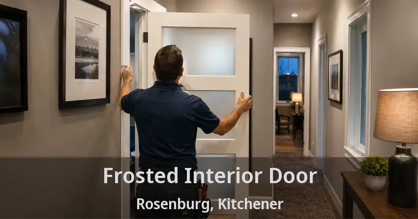 Frosted Interior Door Rosenburg, Kitchener - ON