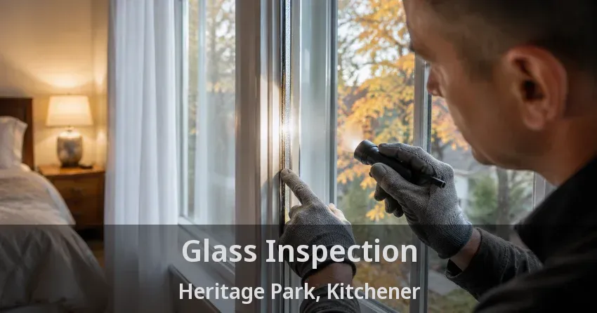 Glass Inspection Heritage Park, Kitchener - ON