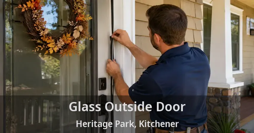Glass Outside Door Heritage Park, Kitchener - ON