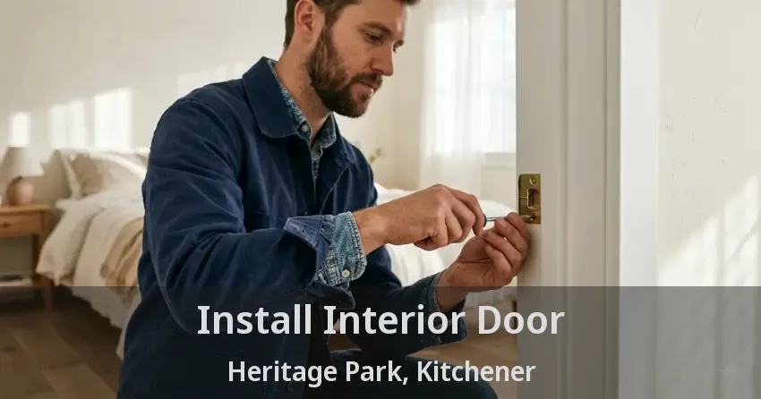Install Interior Door Heritage Park, Kitchener - ON