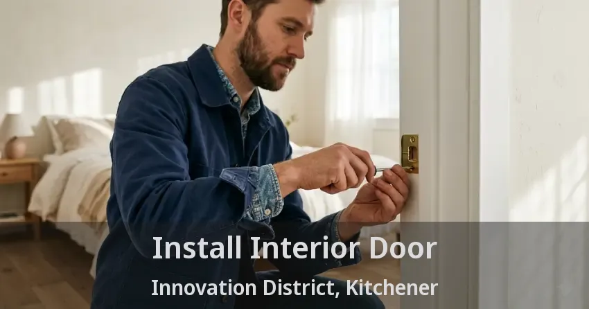 Install Interior Door Innovation District, Kitchener - ON