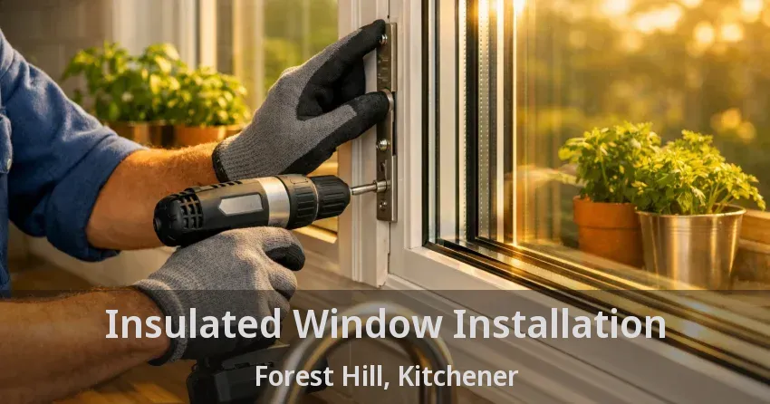 Insulated Window Installation Forest Hill, Kitchener - ON