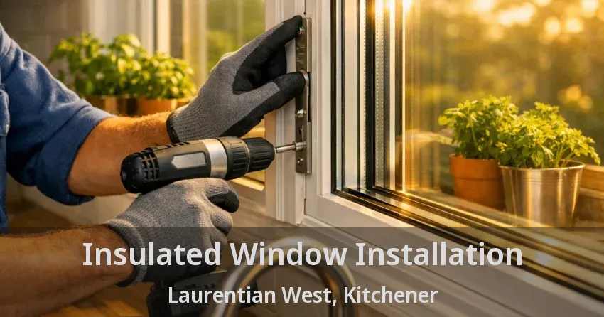 Insulated Window Installation Laurentian West, Kitchener - ON