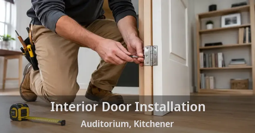 Interior Door Installation Auditorium, Kitchener - ON