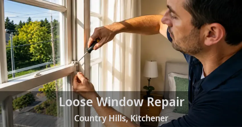 Loose Window Repair Country Hills, Kitchener - ON