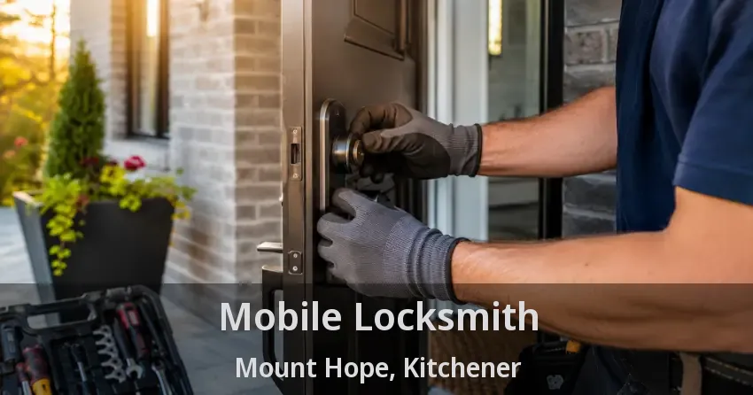 Mobile Locksmith Mount Hope, Kitchener - ON