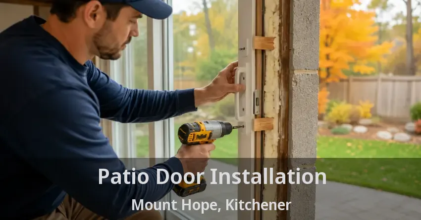 Patio Door Installation Mount Hope, Kitchener - ON