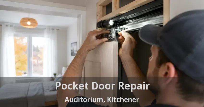 Pocket Door Repair Auditorium, Kitchener - ON