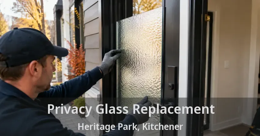 Privacy Glass Replacement Heritage Park, Kitchener - ON