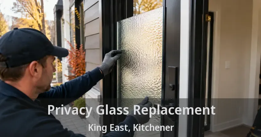 Privacy Glass Replacement King East, Kitchener - ON