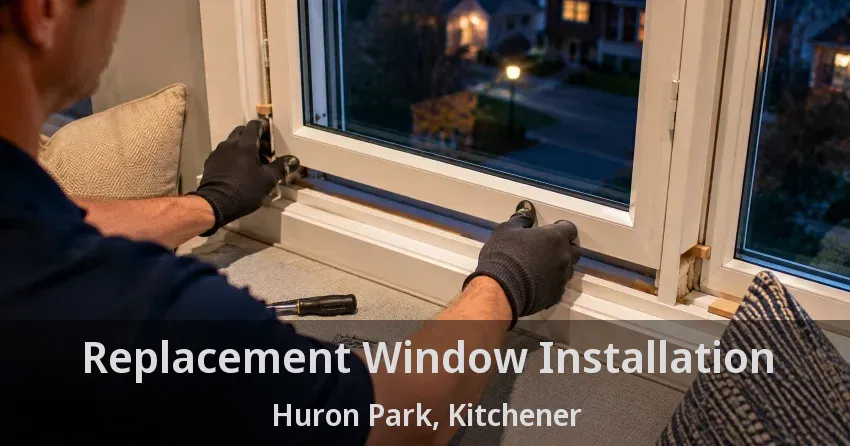 Replacement Window Installation Huron Park, Kitchener - ON