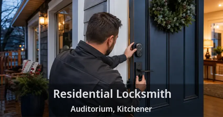 Residential Locksmith Auditorium, Kitchener - ON