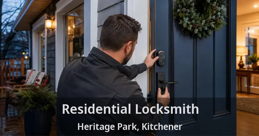 Residential Locksmith Heritage Park, Kitchener - ON