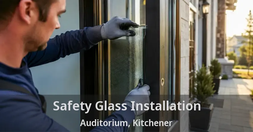 Safety Glass Installation Auditorium, Kitchener - ON