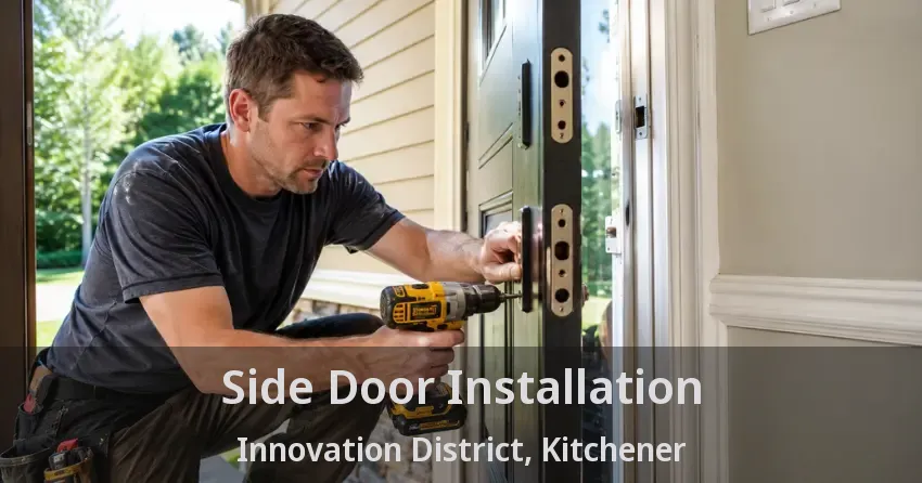 Side Door Installation Innovation District, Kitchener - ON