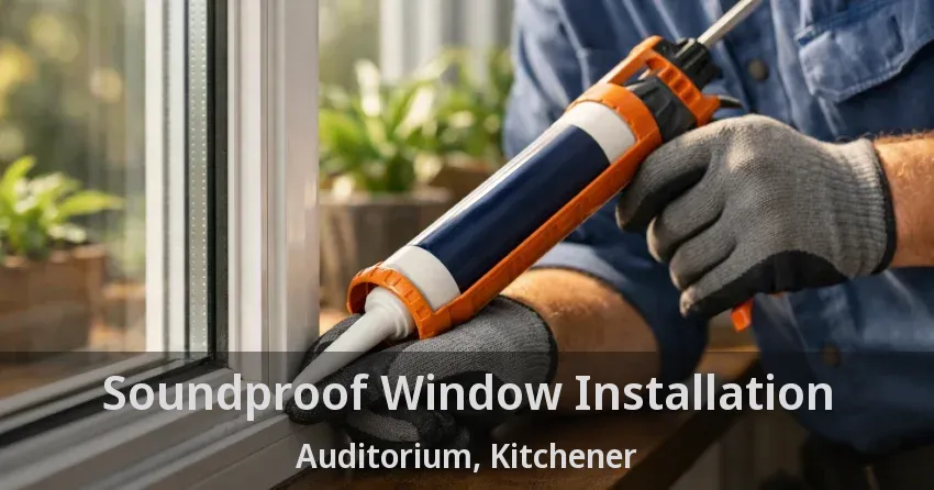 Soundproof Window Installation Auditorium, Kitchener - ON