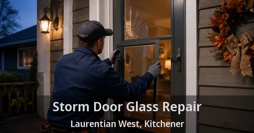 Storm Door Glass Repair Laurentian West, Kitchener - ON