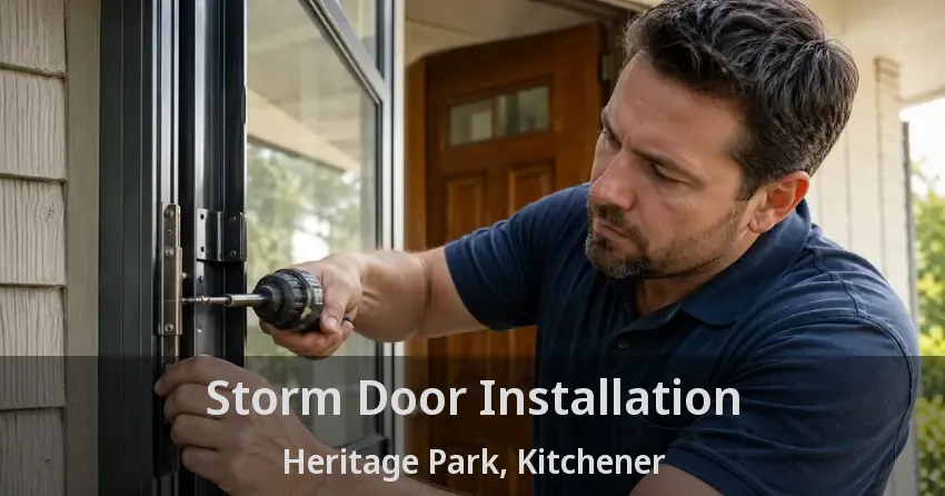 Storm Door Installation Heritage Park, Kitchener - ON