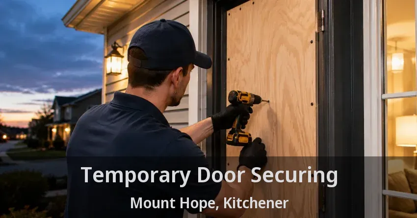 Temporary Door Securing Mount Hope, Kitchener - ON