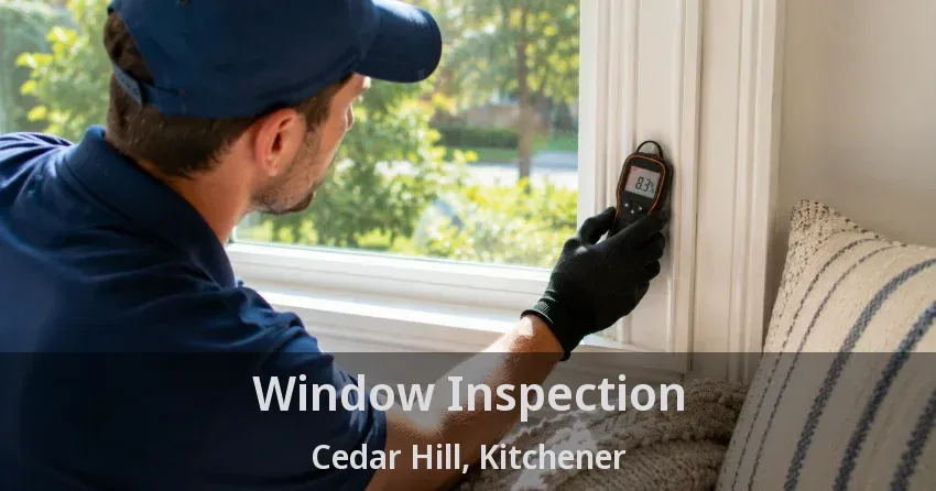 Window Inspection Cedar Hill, Kitchener - ON