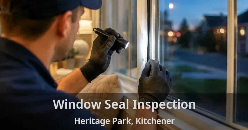 Window Seal Inspection Heritage Park, Kitchener - ON
