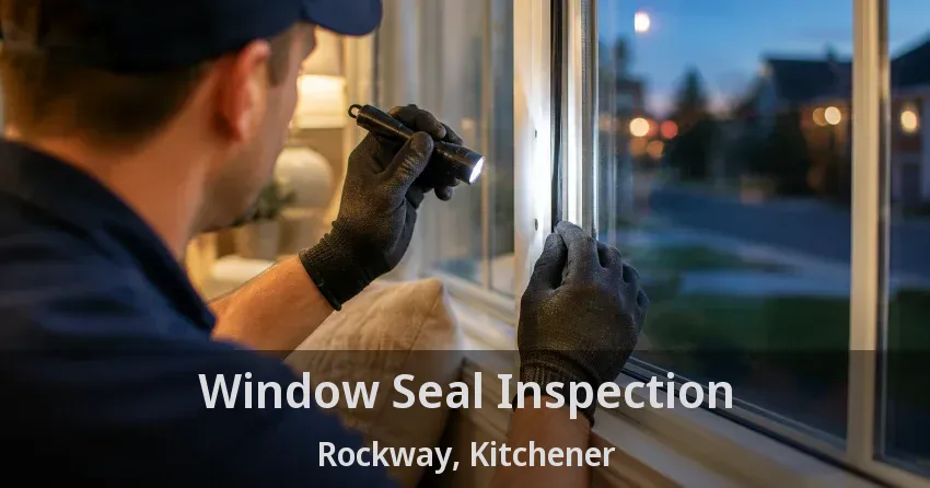 Window Seal Inspection Rockway, Kitchener - ON