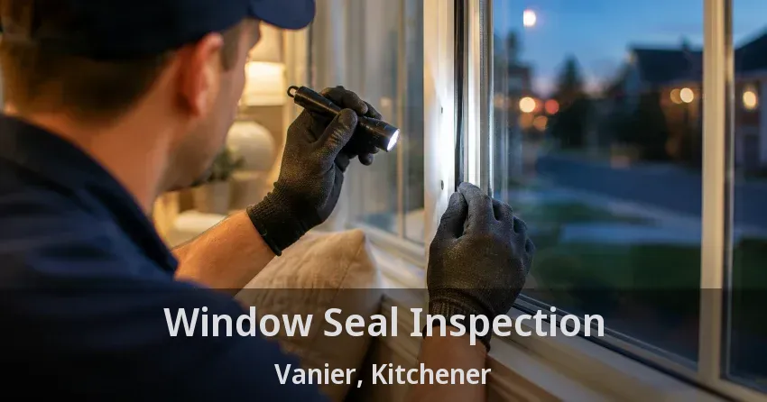 Window Seal Inspection Vanier, Kitchener - ON