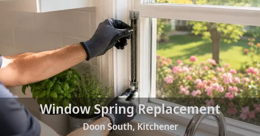 Window Spring Replacement Doon South, Kitchener - ON