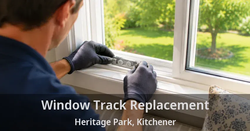 Window Track Replacement Heritage Park, Kitchener - ON