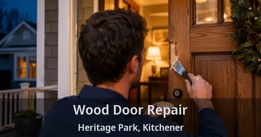 Wood Door Repair Heritage Park, Kitchener - ON