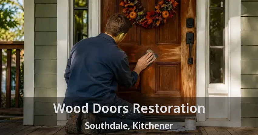 Wood Doors Restoration Southdale, Kitchener - ON